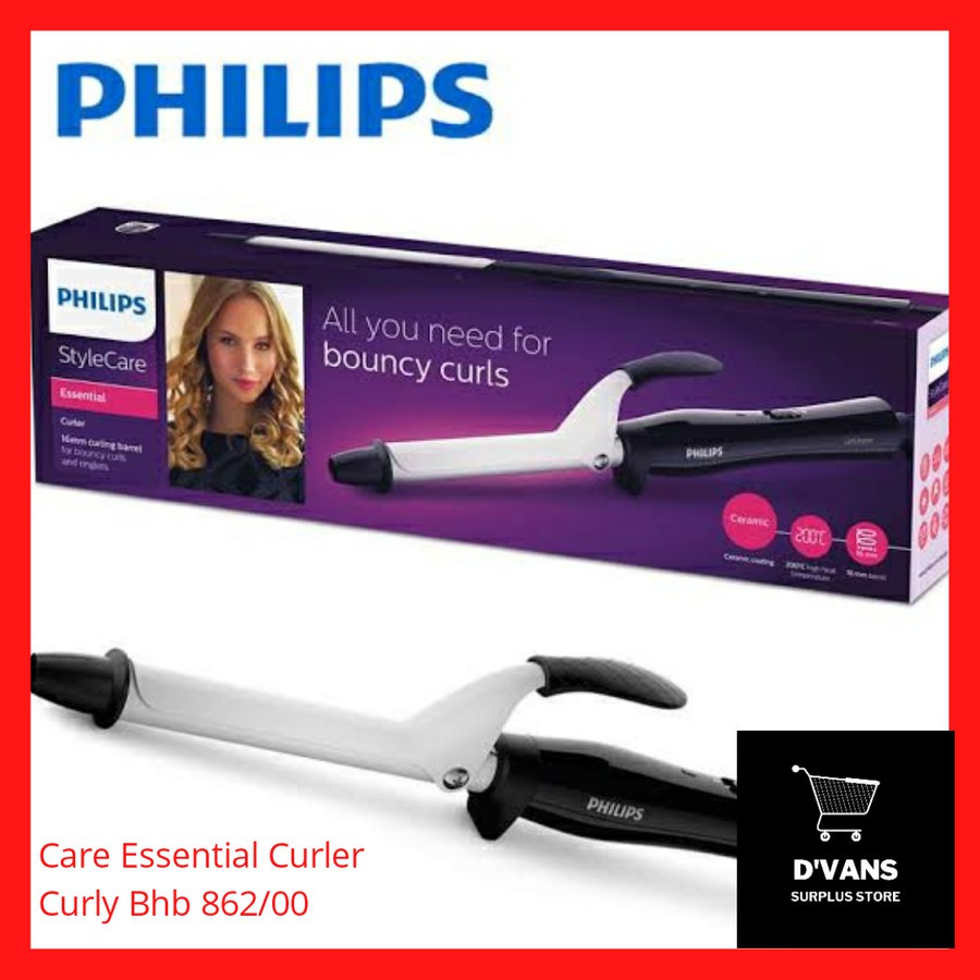 PHILIPS PENGERITING 16MM UNTUK RAMBUT IKAL DAN KERITING SPIRAL MENAWAN