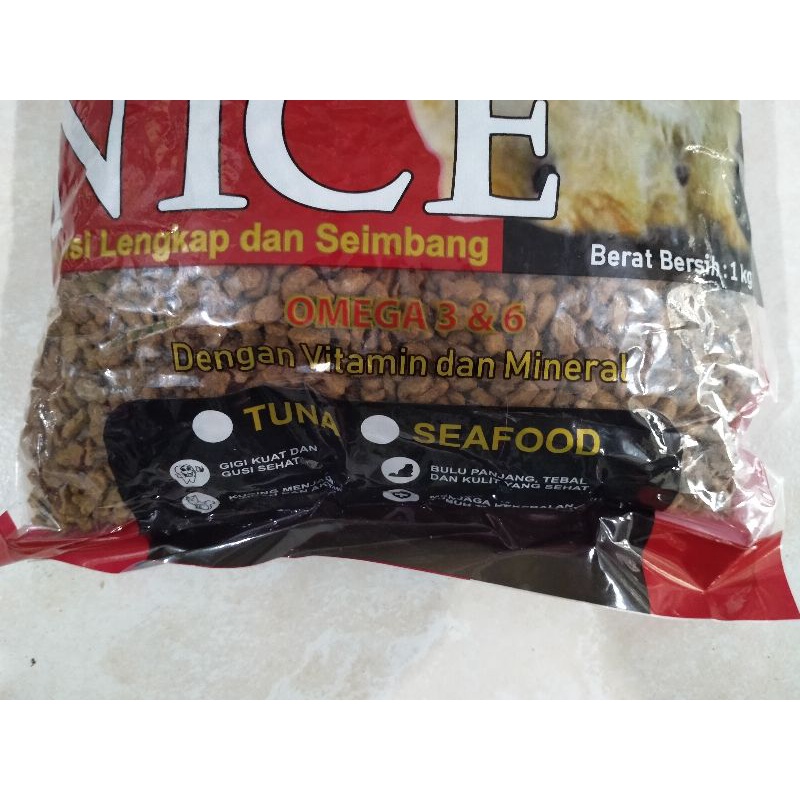 NICE 1 KG - Makanan Kucing Kering