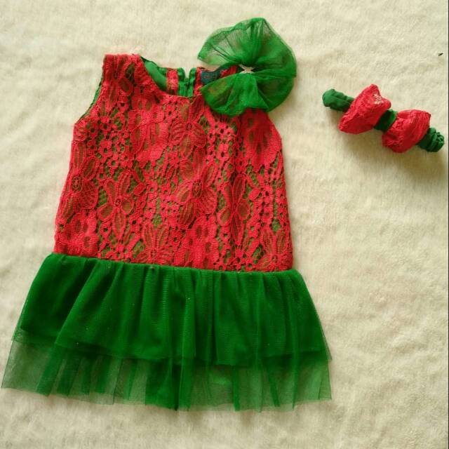 Ethnickidswear Glory Tutu Dress Brokat Anak Dress Natal Anak Baju Natal Anak Baju Pesta Dress Couple