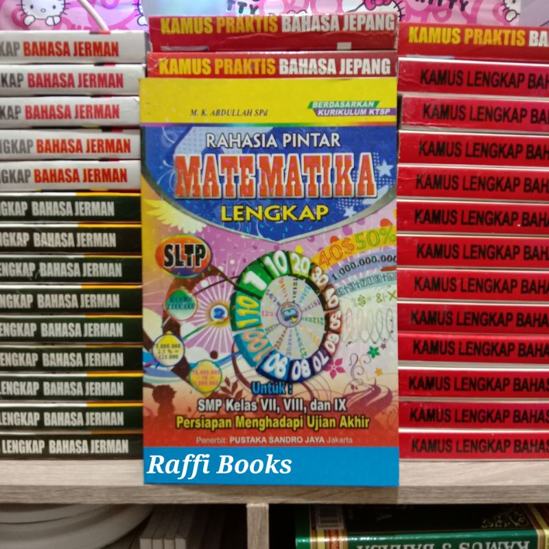 Buku Rahasia Pintar Matematika Untuk SMP Kelas 7 8 9 Kurikulum KTSP