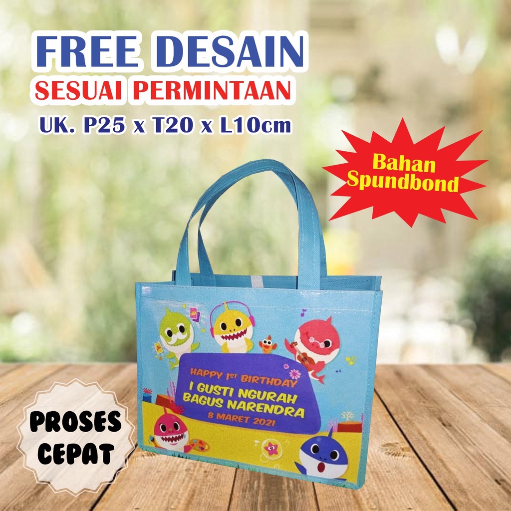 

TAS SOUVENIR ULTAH ANAK / GOODIEBAG ULTAH ANAK / TAS ULTAH CUSTOM