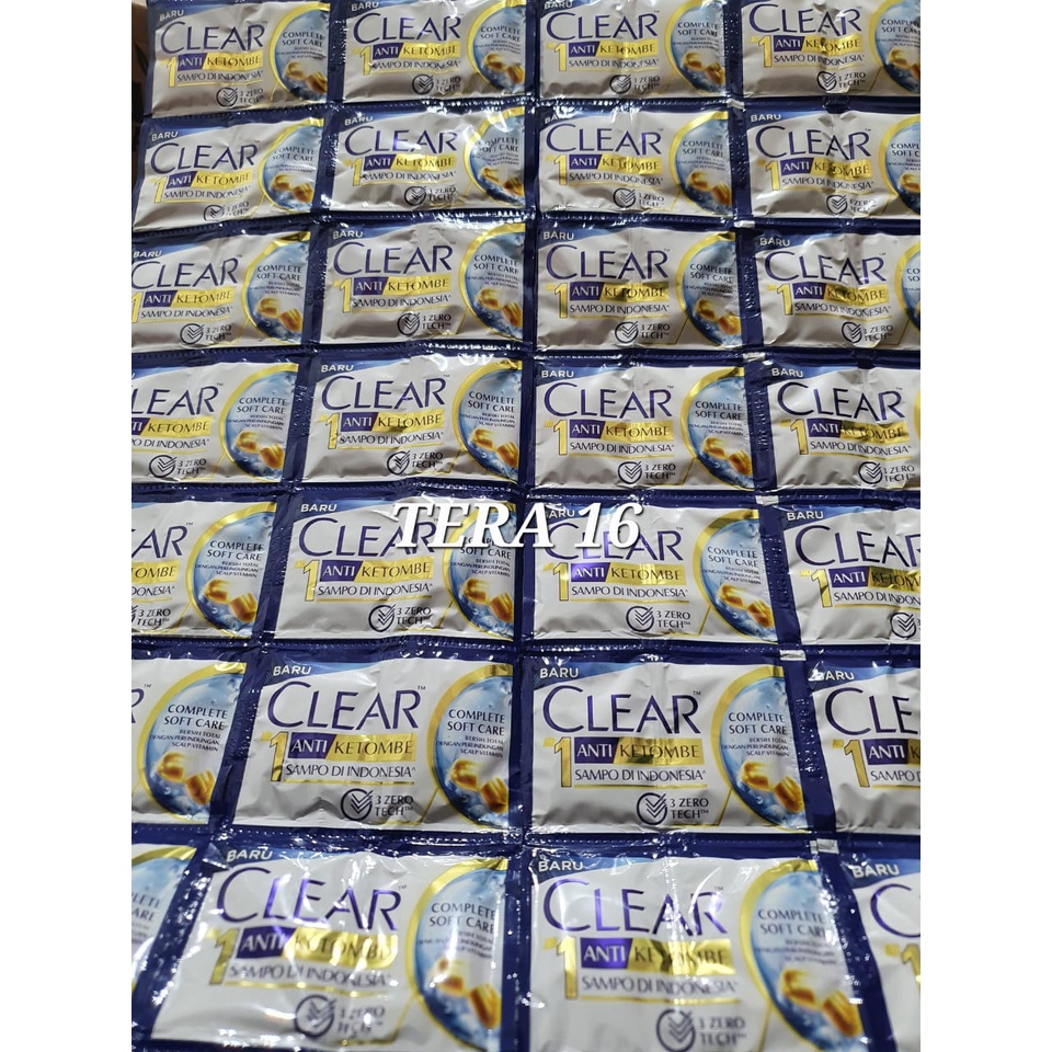 Shampo clear sachet/renceng isi 12
