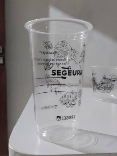 GELAS CUP PLASTIK SABLON/SABLON PLASTIK OVAL,DATAR CUP 12oz,14oz,16oz,22oz PLASTIK STARINDO