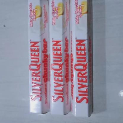 

1.1 STOK READY Silverqueen Chunky Bar White Chocolate Cashew 100g