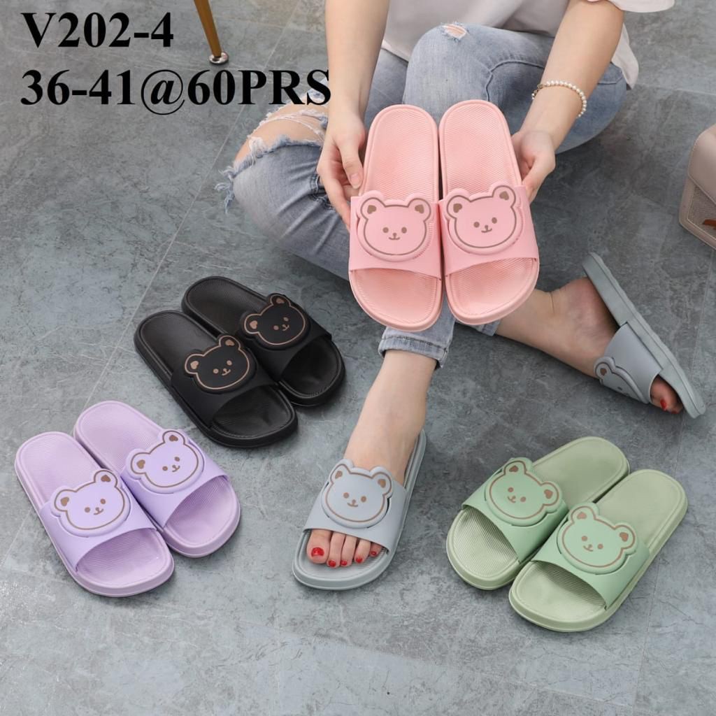 SANDAL SELOP JELLY IMPORT TEDDY BEAR