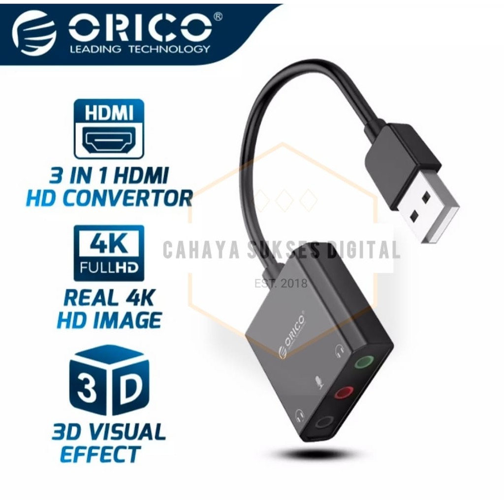 Orico SKT3 External USB Sound Card-GARANSI RESMI