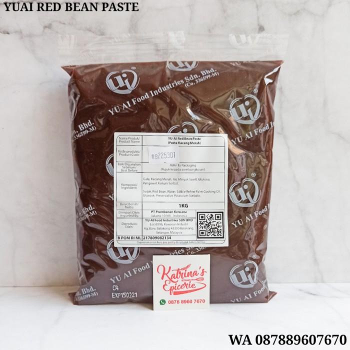 

Pasta | 1 Kg Yu Ai Red Bean Paste - Pasta Kacang Merah Halus