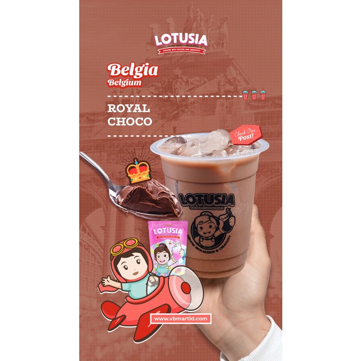 1 kg Lotusia ROYALE CHOCO Drink Premix