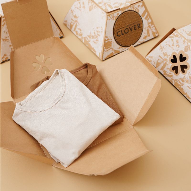 Gift Box Packaging JADECLOVER Aesthetic