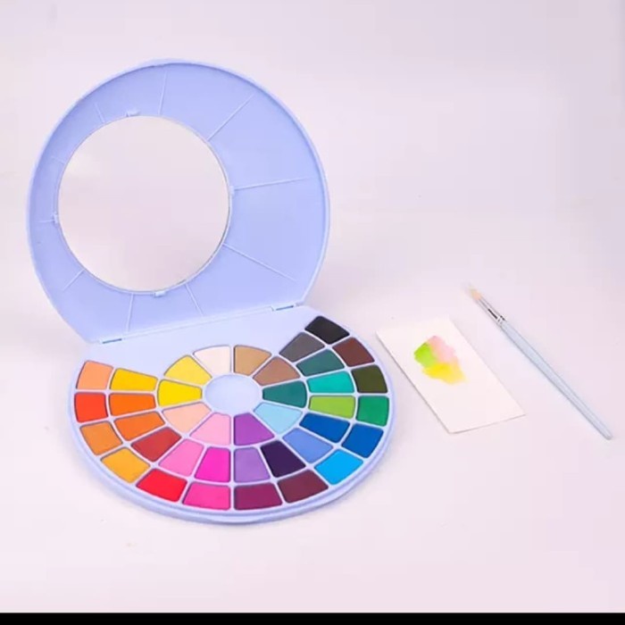 

Produk Terbaru Miya Watercolor Cake 38 Color W/Brush - Merah Muda
