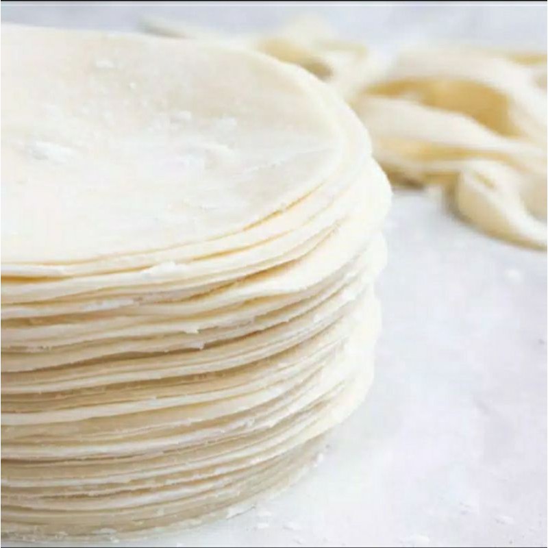 kulit dimsum CRM diameter 7cm!!! anti lengket tipis halal gyoza siomay sukiaw