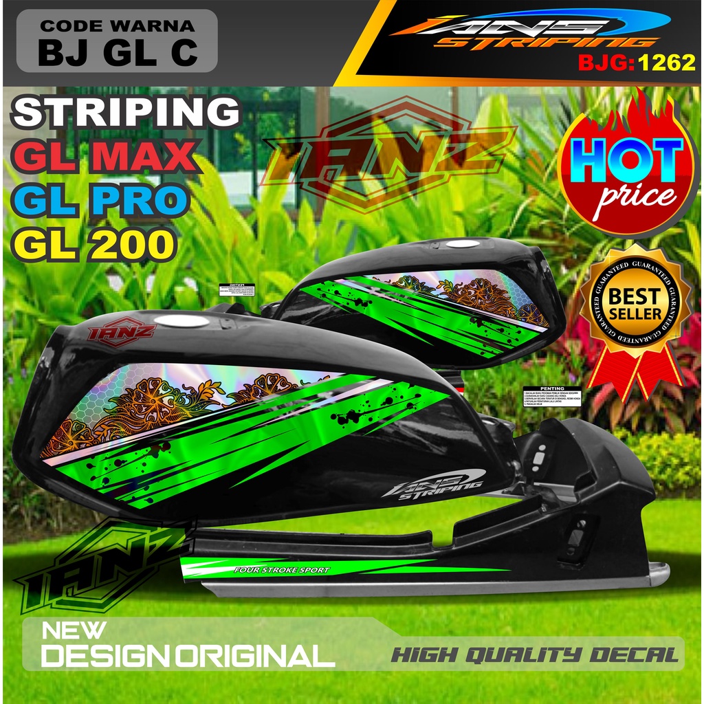 STRIPING GL MAX / VARIASI STIKER GL PRO GL 2000 / STIKER HOLOGRAM