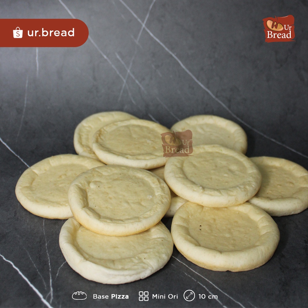 Roti Pizza Mini Ukuran 10cm isi 10 | Base Pizza Mini 10cm isi 10