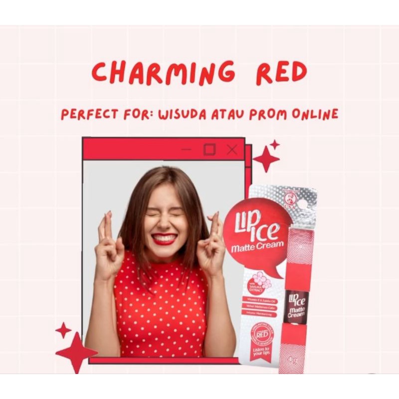 LIP ICE Matte Cream 4gr - Exp 11/2023