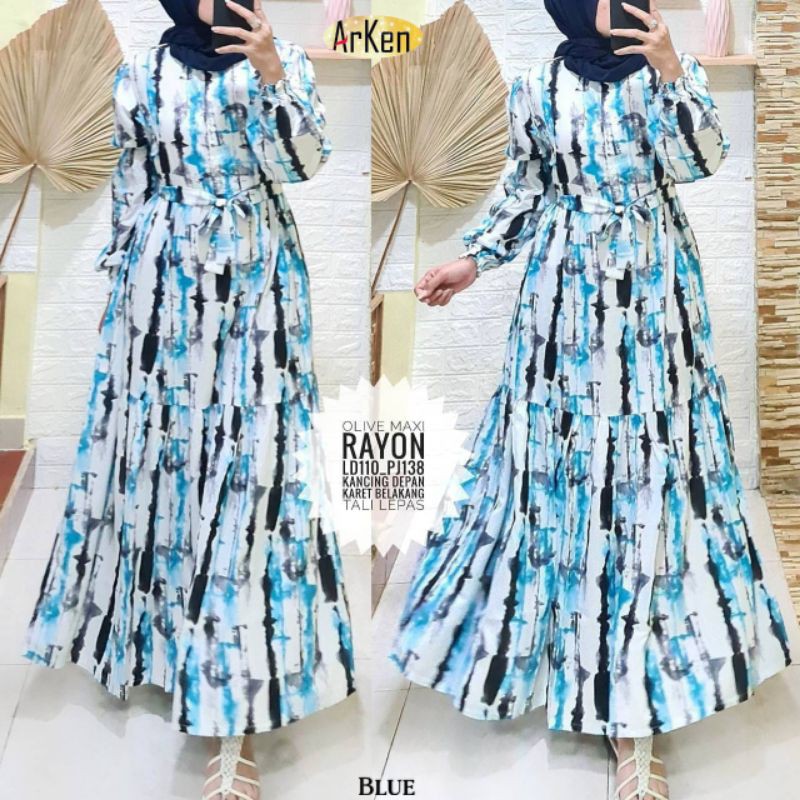 Dress Olive Maxi by Arken