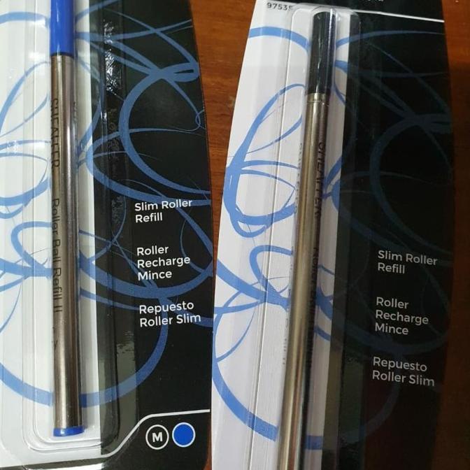 

(COD) Refill Pen Sheaffer / Sheafer Rollerball II Slim / Feltip Hitam/ Biru TERUJI Kode 312