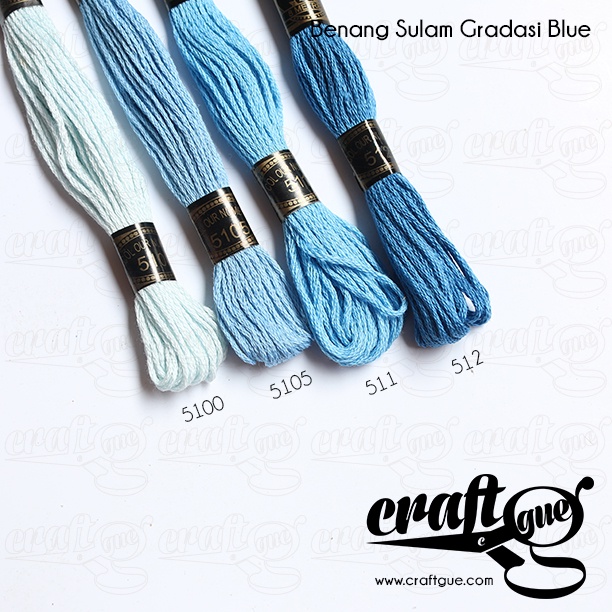 Benang Sulam (Rose) BLUE