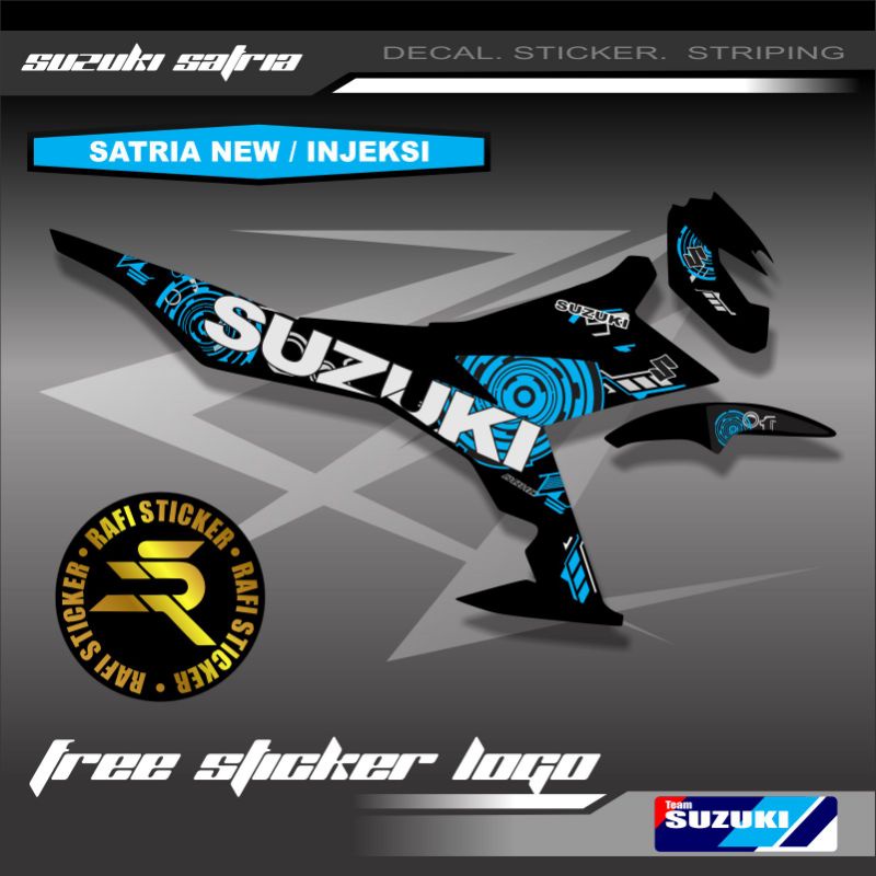 Striping Satria Fu 150 Fi Variasi / Stiker Variasi Motor Suzuki Satria New Injeksi