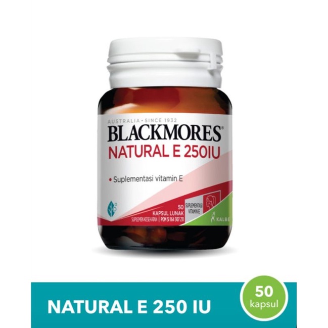 BLACKMORES Natural E 250 IU (50 tablet)