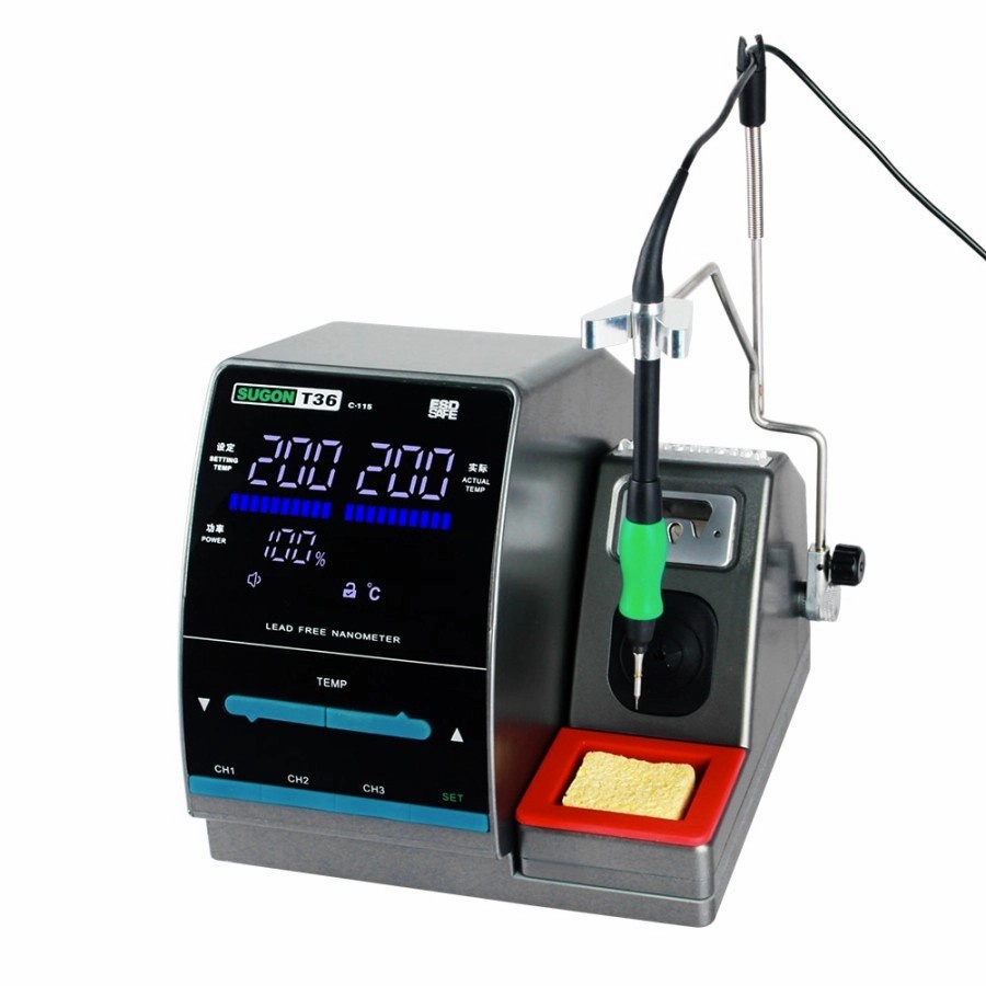 SOLDER STATION DIGITAL SUGON T36 85W SMD Soldering Station Leadfree 1S