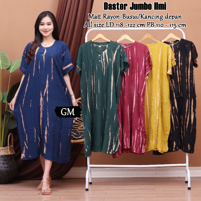 Daster jumbo busui bumil kancing depan kekinian