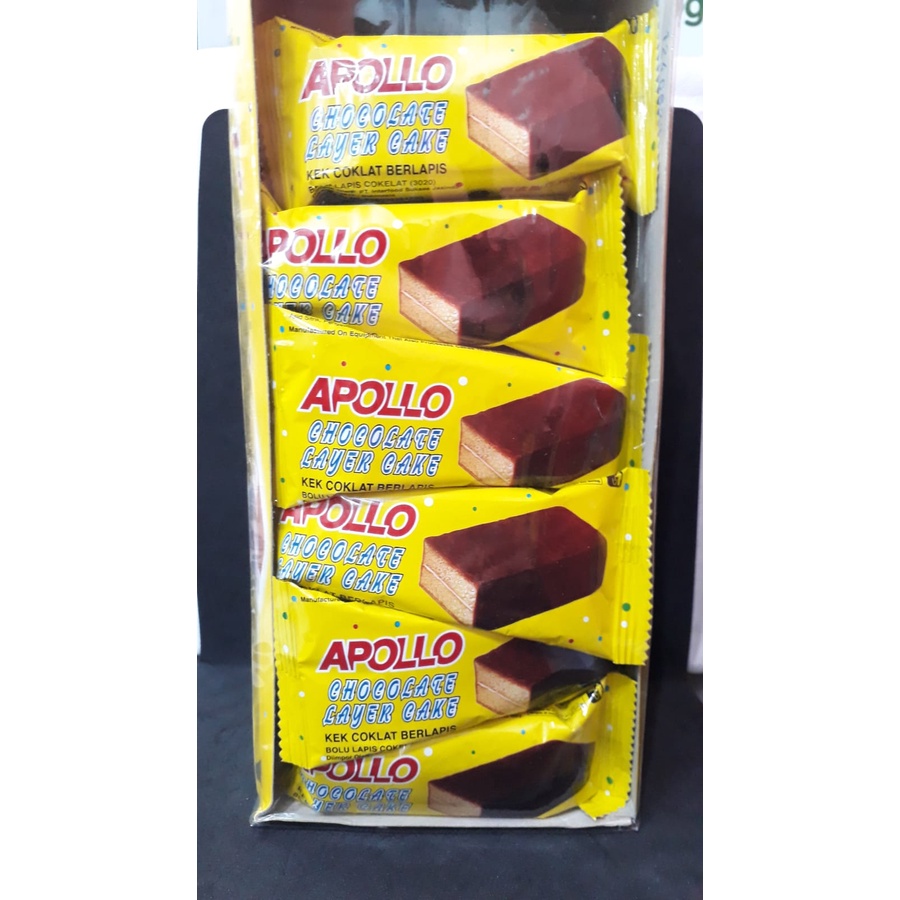 

APOLLO BOLU COKELAT 435gr ISI 24 SACHETx 18 Gr