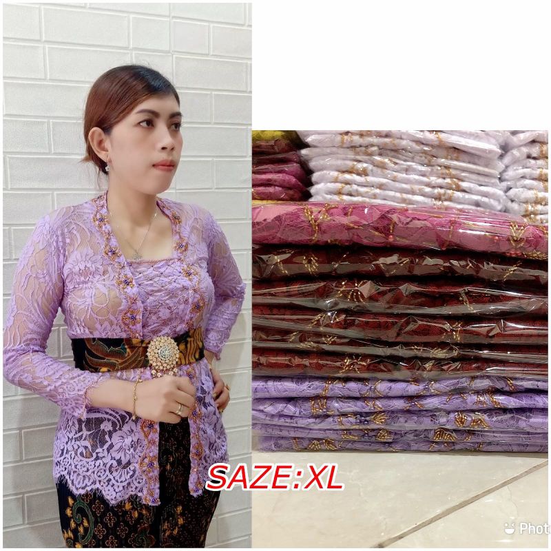 Kebaya Payet Tangan Panjang