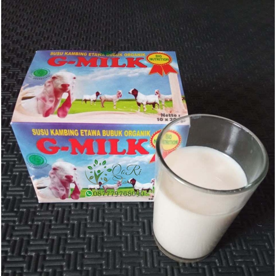 

G-Milk Susu Kambing Etawa Bubuk Organik G Milk Non Pengawet