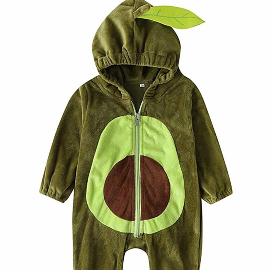 Avocado baby romper long jumper kostum bayi romper alpukat