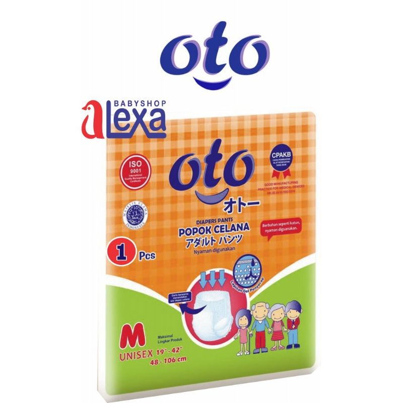 OTO Popok Dewasa Celana M L XL / popok Celana Dewasa sachet - Pempers dewasa