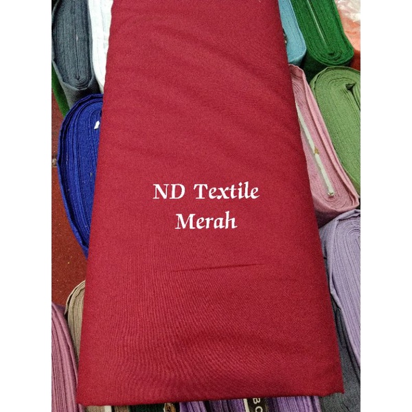 Kain Katun Toyobo/Katun Polos/Bridasmaid/Gamis/Bahan Kemeja
