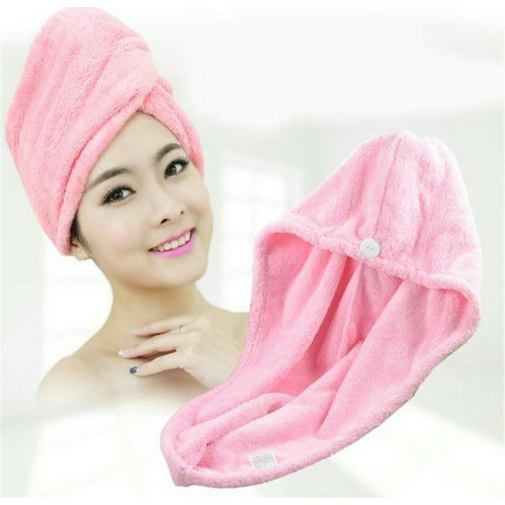 ~ PIYOSHI08 ~ Handuk Rambut Mini Magic Towel Handuk Kepala Keramas Microfiber Praktis Murah AF53