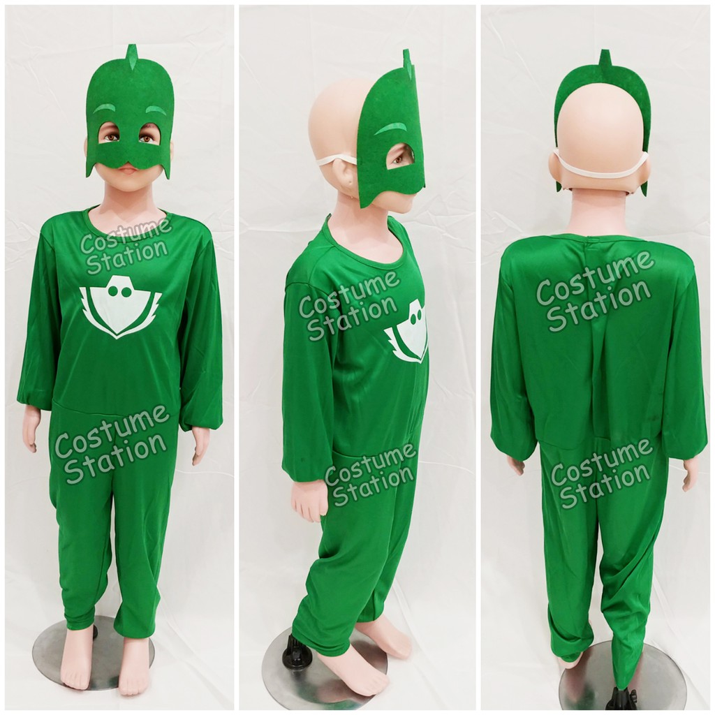 Kostum Superhero PJ Mask / Costume Owlette, Gekko, Catboy anak laki, cewe