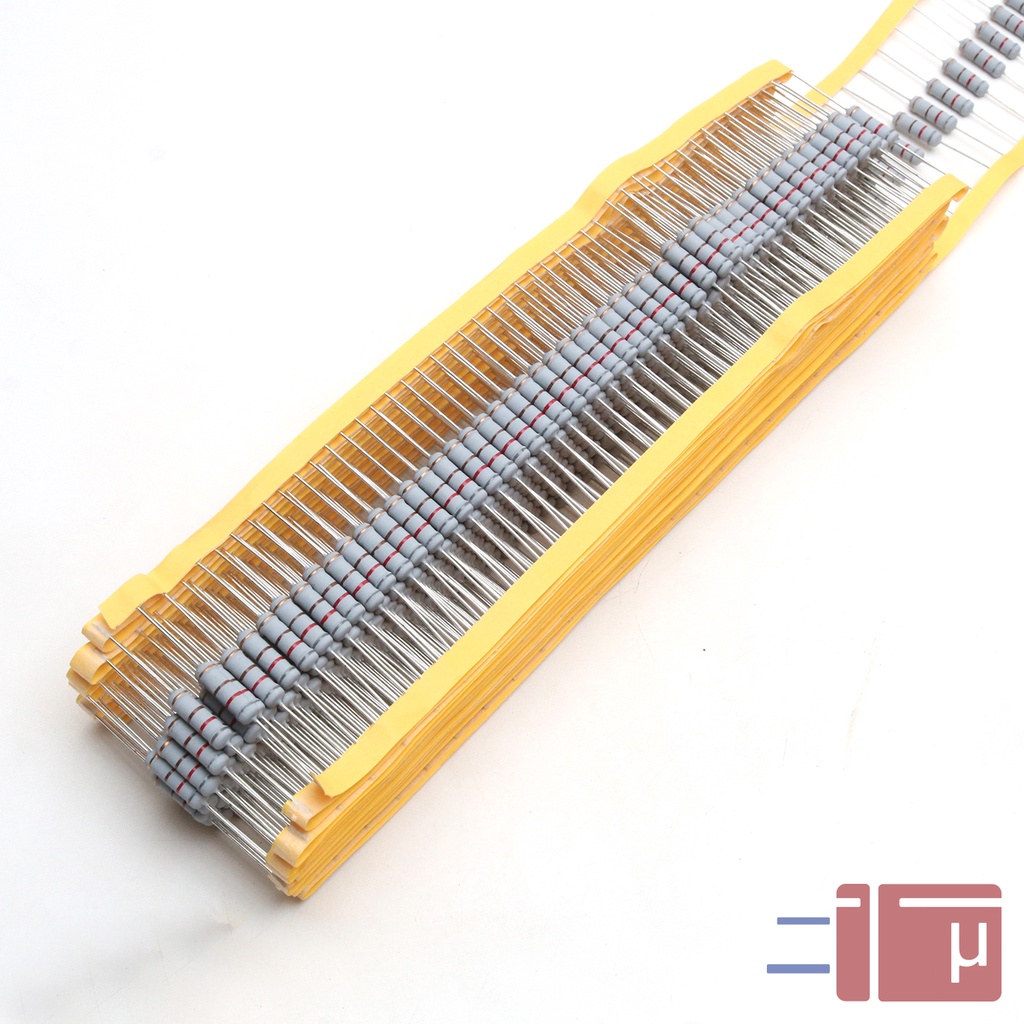 Resistor 820R 820 Ohm 2W Metal Oxide 5% Taiwan Kaki Tembaga