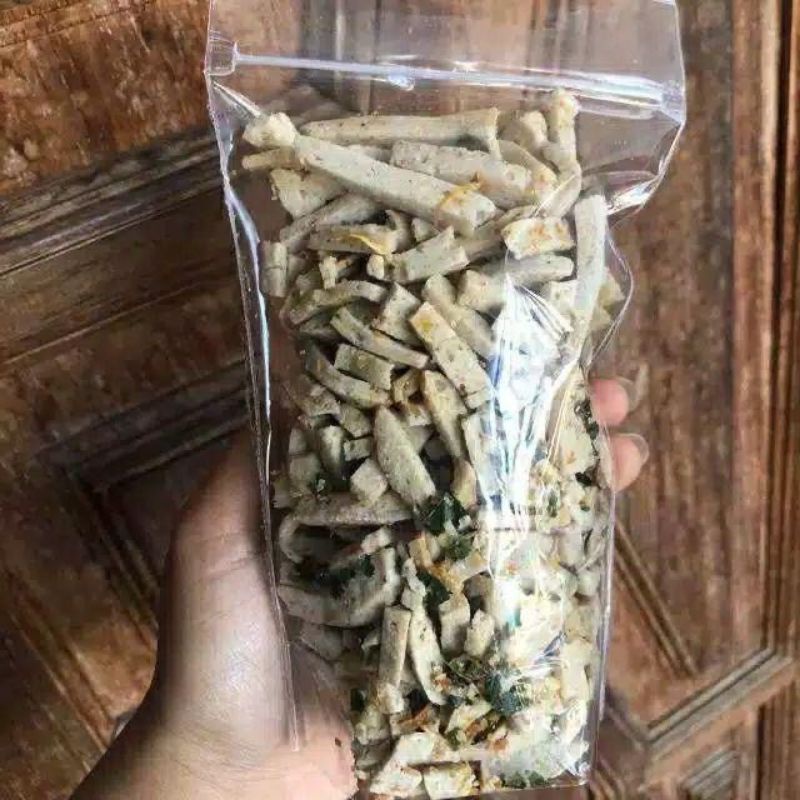 Basreng pedas daun jeruk 75grm /baso goreng/setik basreng pedas daun jeruk-2