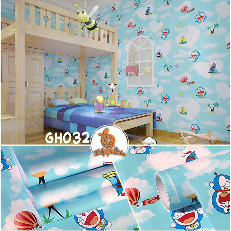 [BAYAR DI TEMPAT] WALLPAPER DINDING STIKER GH/WALLPAPER DINDING/WALLSTIKER /45cmX5mtr