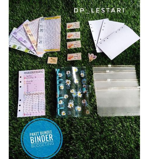 

Menarik.. BINDER BUDGETING || Paket bundle budgeting lengkap || binder daisy A6 binder squin binder kulit jeruk