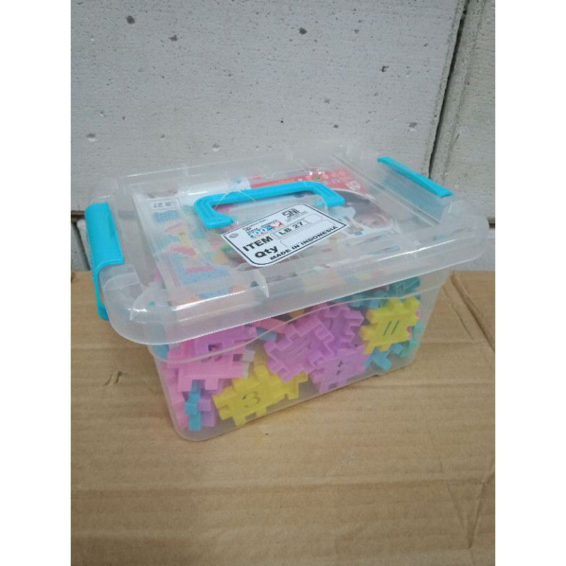 LB 27 - Mainan Balok / Number Building BLOCKS LB27