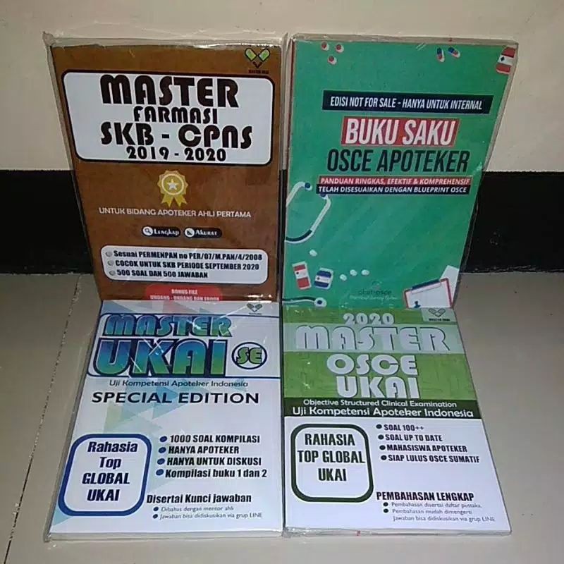 New Paket Soal Ukai 2021 Buku Soal Apoteker Buku Farmasi Ukai 2021 Shopee Indonesia