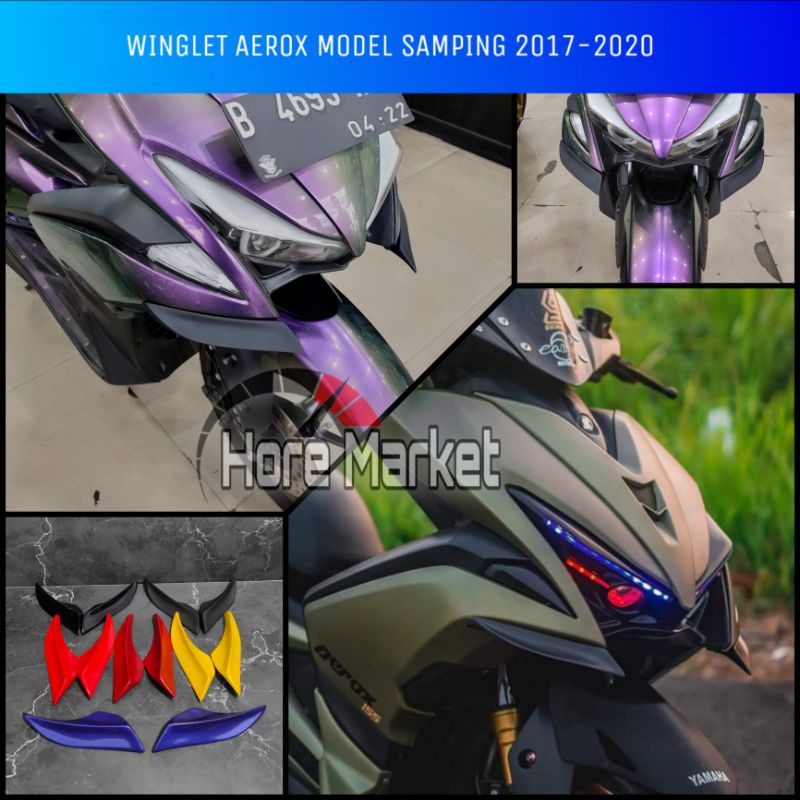 WINGLET AEROX 155 OLD 2017 2018 2019 2020 WINGLET AEROX KEWER AERO WINGLET NVX V1