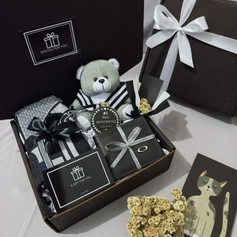 [MEDALI] GIFT BOX HAMPERS COWOK HAMPERS IDUL FITRI KADO ULANG TAHUN HADIAH WISUDA GRADUSTIAON