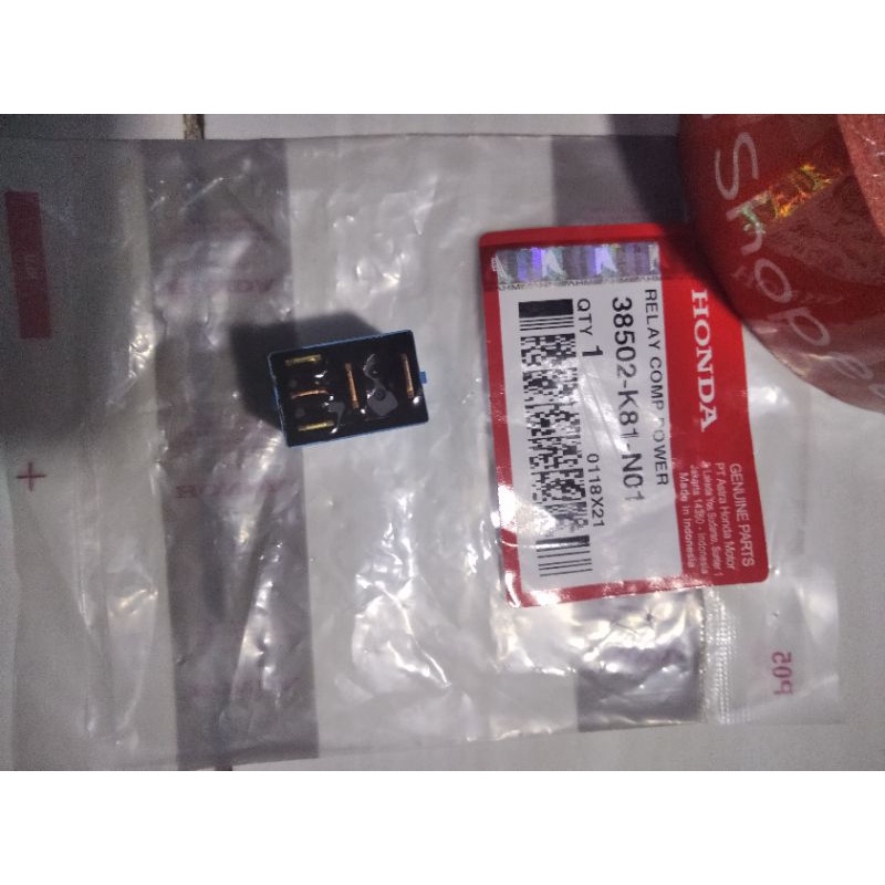 RELAY COMP POWER BEAT RELAY BEAT RELAY STATER BEAT SIKRING STATER BEAT MICRO ISO BEAT 38502K81N01-1