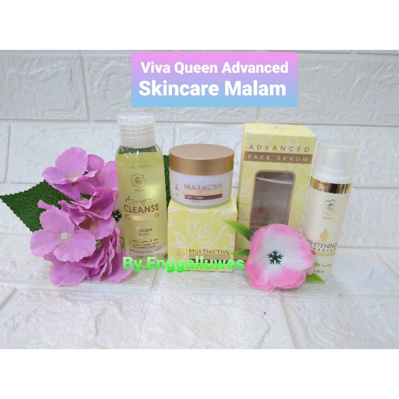 PAKET VIVA QUEEN ADVANCED SKINCARE MALAM 3ITEM