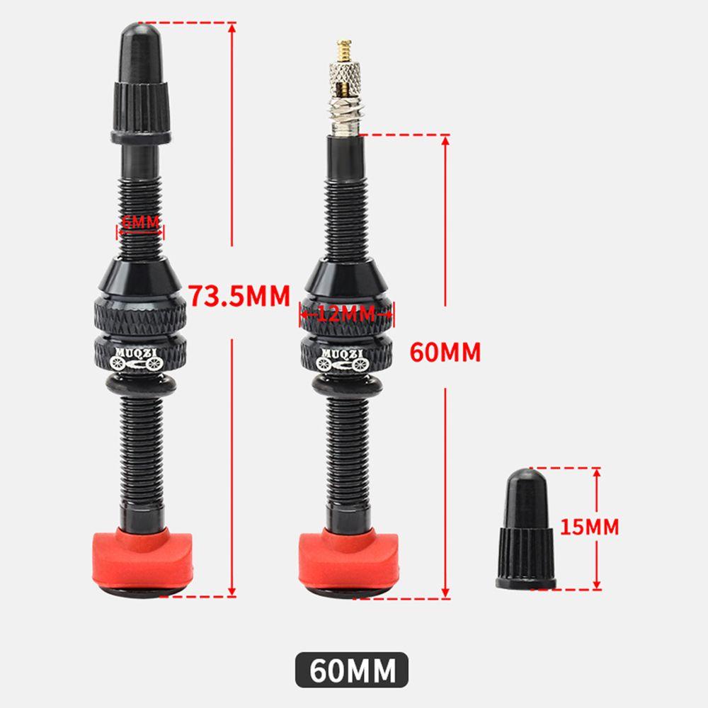 Lanfy F/V Presta Valve MTB 40mm 60mm CNC Technology Aluminium Alloy Aksesoris Bersepeda Sepeda Alloy Nipple