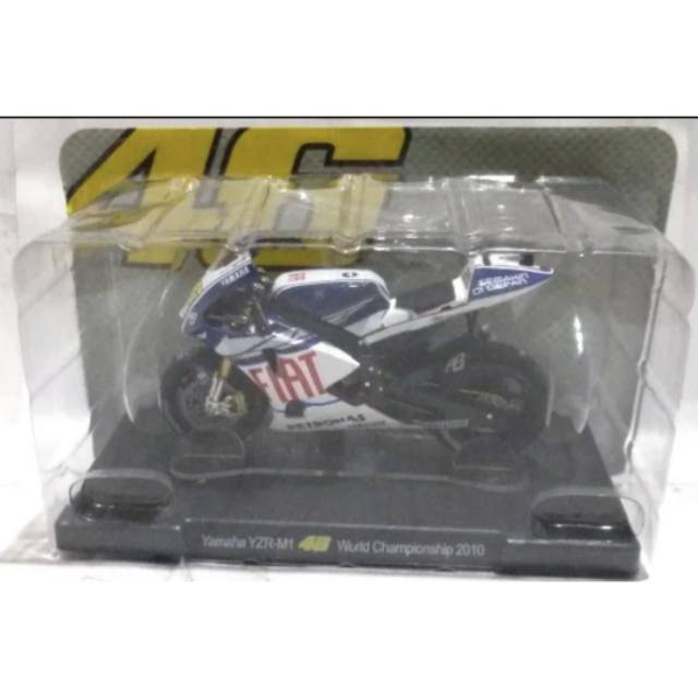 Leo Model 1/18 Valentino Rossi #46 - Yamaha YZR-M1 World Championship 2010
