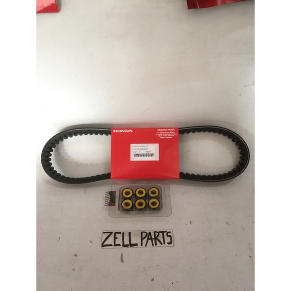 vbelt streng v-belt set roller 23100-kzr-ba0 honda vario 125 old lama original asli ori ahm