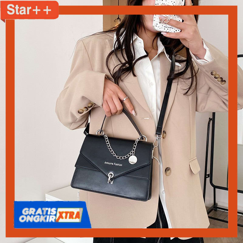 Tas Selempang [Tas Wanita]  Tasready Tas Selempang Wanita Fashion Rantai V 7352 Sale [PROMO]