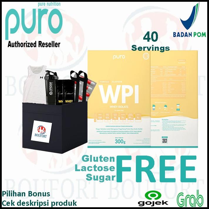 Jual Puro Whey Isolate 1Kg 1 Kg Labdoor Protein Susu Wpi 93 90 Wpi90