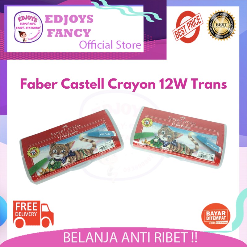 

Faber castell crayon / oil pastel / krayon 12w trans