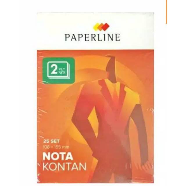 

Nota kontan 2 ply Paperline kecil 108x155 mm